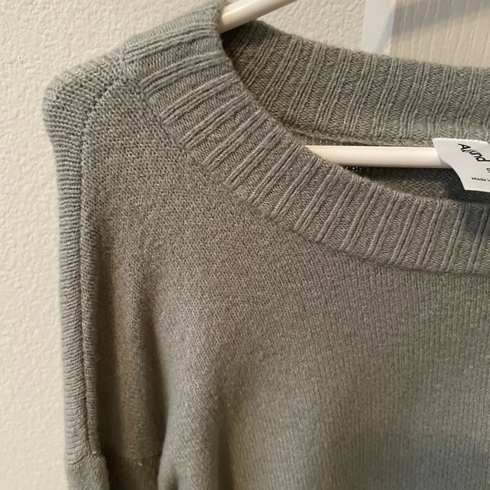 Abound Light Gray Crew Neck Sweater